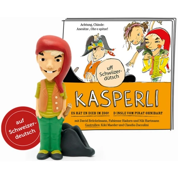 Tonies Kasperli - Es Hät En Dieb Im Zoo! / D Insle Vom Pirat Ohnibart, Spielfigur 3 Tonies Kasperli - Es Hät En Dieb Im Zoo! / D Insle Vom Pirat Ohnibart, Spielfigur